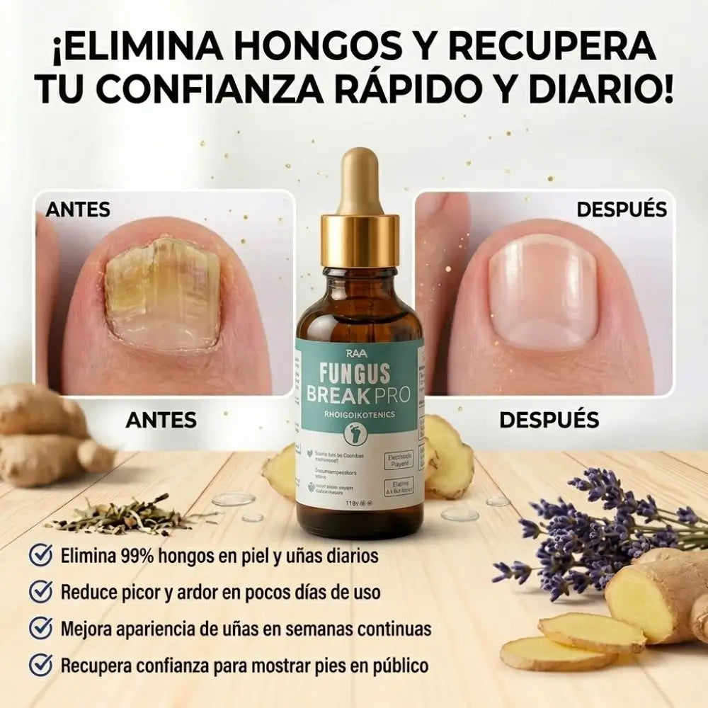 Fungus Break Pro — Elimina el hongo de tus uñas