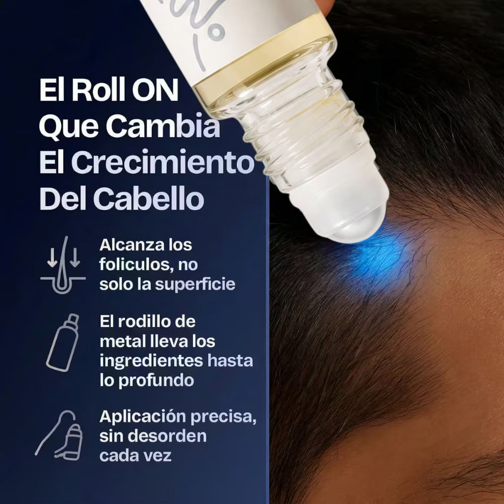 BodyWise™ | Sérum Roll-On Anti-Caída + Crecimiento Capilar